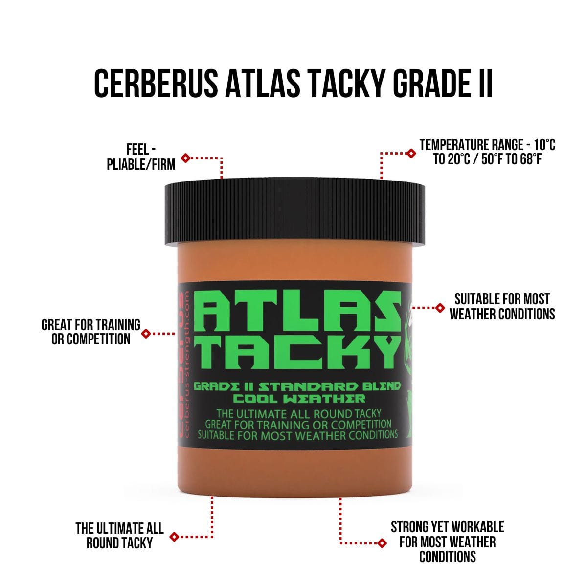 Atlas Tacky Grade II - Standard Blend - Cool Weather