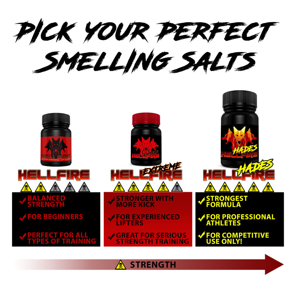 HELLFIRE Extreme Smelling Salts – CERBERUS Strength Norge