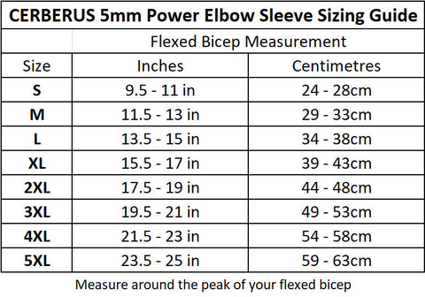 Image of 5mm POWER Elbow Sleeves