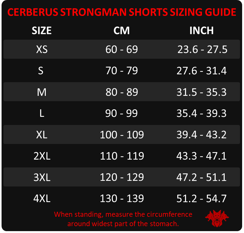 CERBERUS Strongman Shorts (2.5mm Neoprene) – CERBERUS Strength Norge